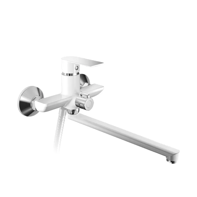 Змішувач для ванни HAIBA ALEX 006 EURO біло-хромований (HB9567) Харків - фото 1