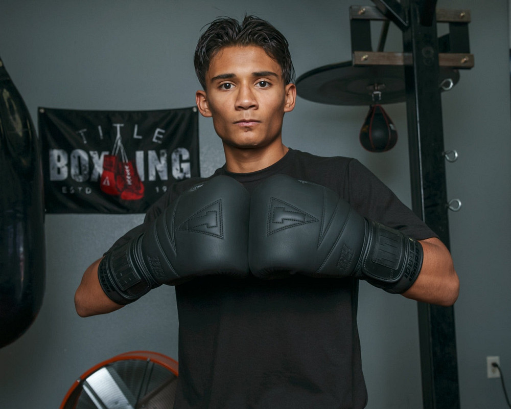 Боксерські рукавиці TITLE Black Bolstered Leather Black 16 oz Київ - фото 9