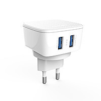 Сетевой Адаптер (зарядное устройство) LDNIO DL-AC66 2xUSB 2.4A + кабель micro USB Полтава - изображение 1