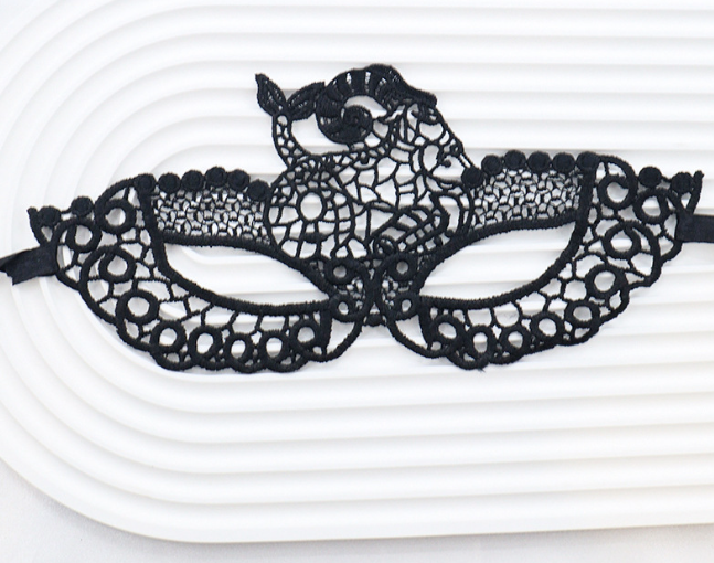 Маска маскарада для обличчя унісекс Риба one size чорний Київ - фото 1