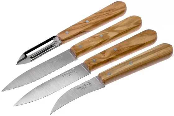 Кухонный Набор Ножей 4 предмета Opinel (Опинель) No.112 - 115 