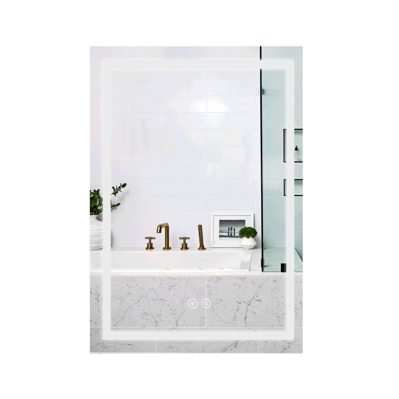 Зеркало прямоугольное сенсорное для ванны Qtap Mideya (MI1) 500х800 с LED-подсветкой Touch, с антизапотеванием Харьков - изображение 1