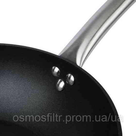 Сковорода Axentia Wok Blackline Ø 28 см тефлон ручка нерж (135653) Киев