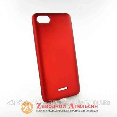 Xiaomi Redmi 6A защитный чехол Soft touch red Одесса