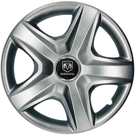 Автомобільні модельні ковпаки R13 Dodge 101 4шт, SJS, сріблясті Київ