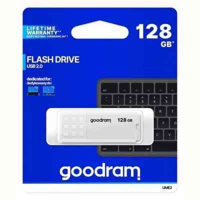 USB флеш накопичувач Goodram 128GB UME2 White USB 2.0 (UME2-1280W0R11) Вінниця