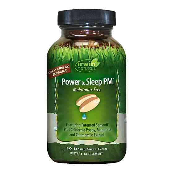 Для сна Irwin Naturals Power to Sleep PM Melatonin-Free 50 гелевых капсул Луцк