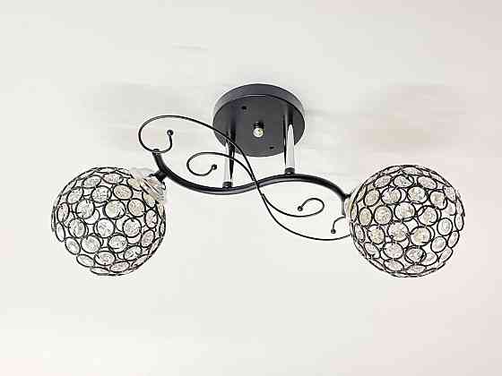 VALESO Люстра на два плафони 2348C/2 Чорний Хром Коломия