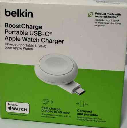 Беспроводная зарядка Belkin USB-C Apple Watch Charger, (WIZ022glWH-B1) Киев