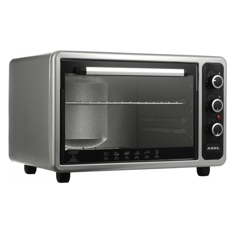 Многофункциональная печь с антипригарным покрытием ASEL, Печь-духовка для готовки PM-33 Львов - изображение 2