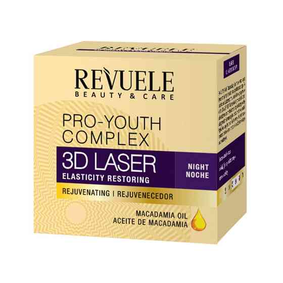 Ночной крем для лица 3D Лазер Revuele 50 мл Киев
