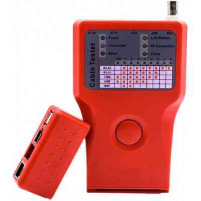 Тестер кабельний 5 в 1 -> RJ-45/RJ-11/BNC/USB/1394 Merlion (KTRJUSB) Вінниця