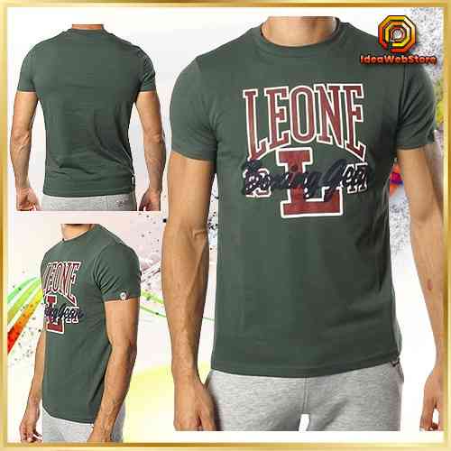 Футболка Leone Forest Green мужская размер L стильная спортивная футболка Leone зеленого цвета Київ
