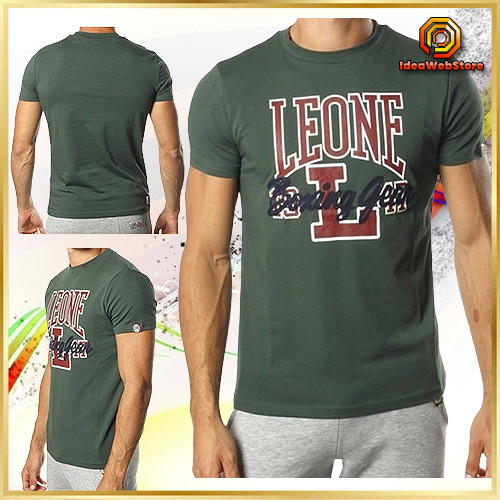 Футболка Leone Forest Green мужская размер L стильная спортивная футболка Leone зеленого цвета Київ - фото 1