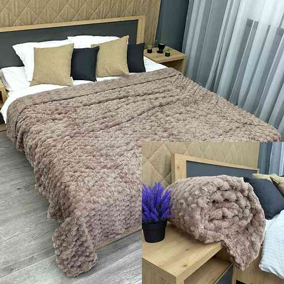 Плед-покривало 210х210 см (+-5см) Соти Мокко (87-206) Київ