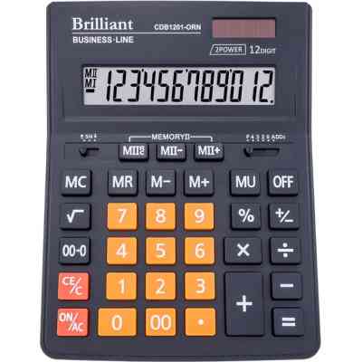 Калькулятор Brilliant CDB1201-BK (CDB1201-ORN) Винница