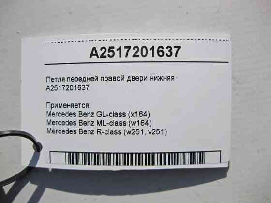 Mercedes-Benz  A2517201637 Петля передніх правих дверей нижня ML W164 GL X164 Одеса
