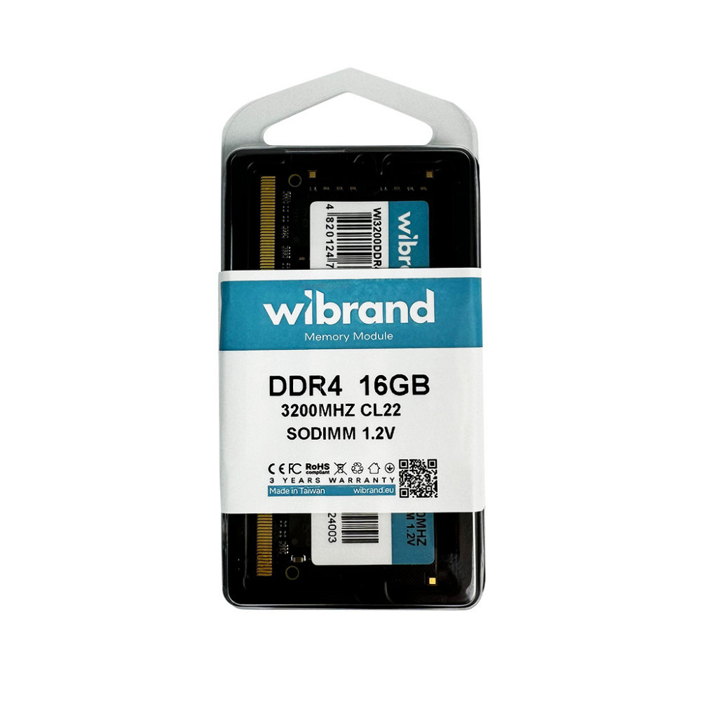 Оперативная память Wibrand 16GB 3200MHz SODIMM Киев - изображение 2