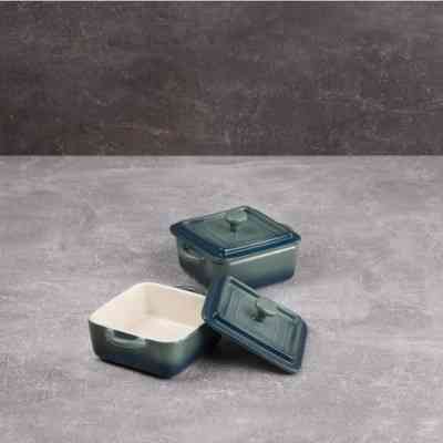 Рамекін Bergner Excalibur набір 2шт квадратні (BG-13364-GR) Вінниця