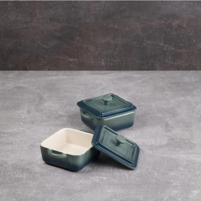 Рамекин Bergner Excalibur набір 2шт квадратні (BG-13364-GR) Винница - изображение 4