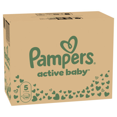Подгузники Pampers Active Baby Junior Размер 5 (11-16 кг) 150 шт. (8001090910981) Винница - изображение 2