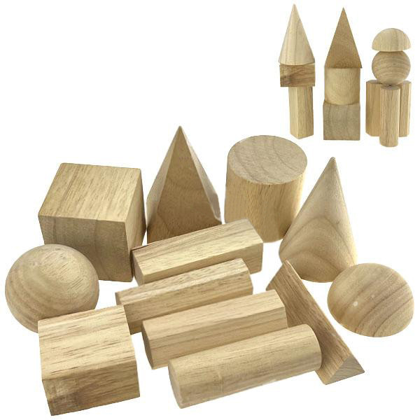 Кубики деревянные для малышей Геометрические фигуры Киев - изображение 1