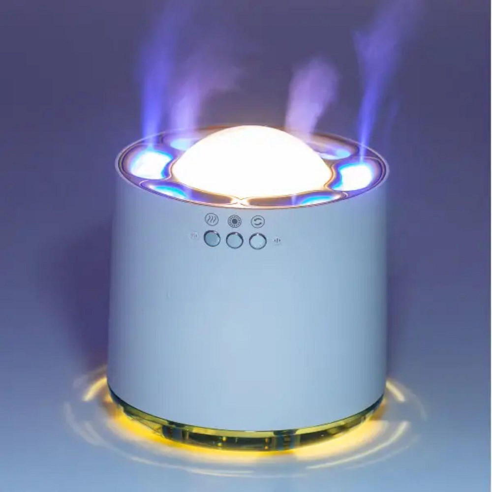 Увлажнитель воздуха с RGB-подсветкой и синхронизацией с музыкой 800 мл, белый HPKP6262 Киев - изображение 4