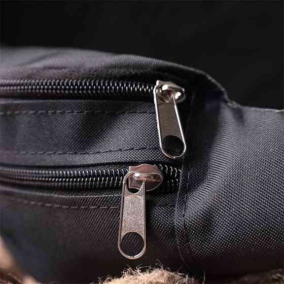 Универсальная сумка на пояс из качественного полиэстера FABRA 22580 Черный Киев