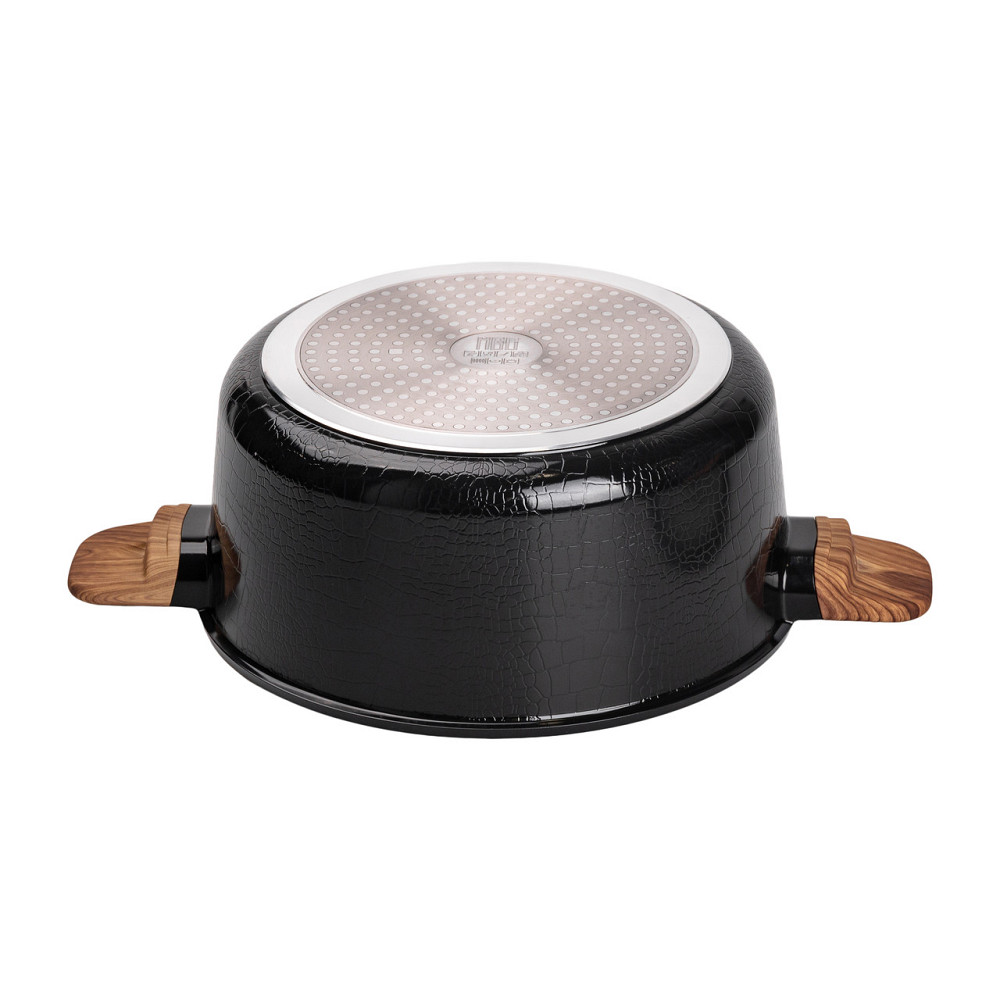 MGC Алюмінієва каструля з керамічним покриттям антипригарним 6.9 л Ø 28 см чорний MGC HP-4-454B Коломыя - изображение 2