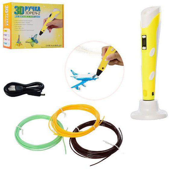 3D ручка 3D, яка малює пластиком, Крута 3d ручка, 3d ручка на акумуляторі Якісна EO-86 Львів - фото 6