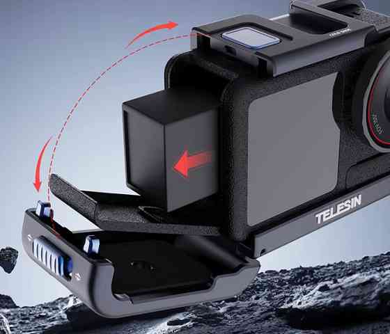 Рамка DJI Action 5/4/3 алюминиевая вертикальная/горизонтальная Telesin S6-FMS-13-TDJ Киев