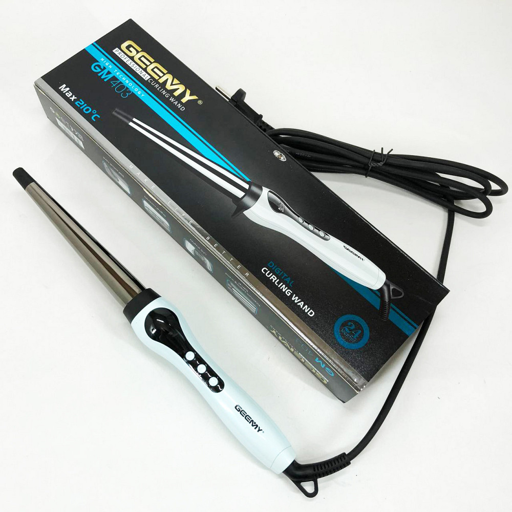 Плойка для укладання і вирівнювання волосся Gemei GM-403, Професійні щипці для завивки волосся KF-87 Івано-Франківськ - фото 1