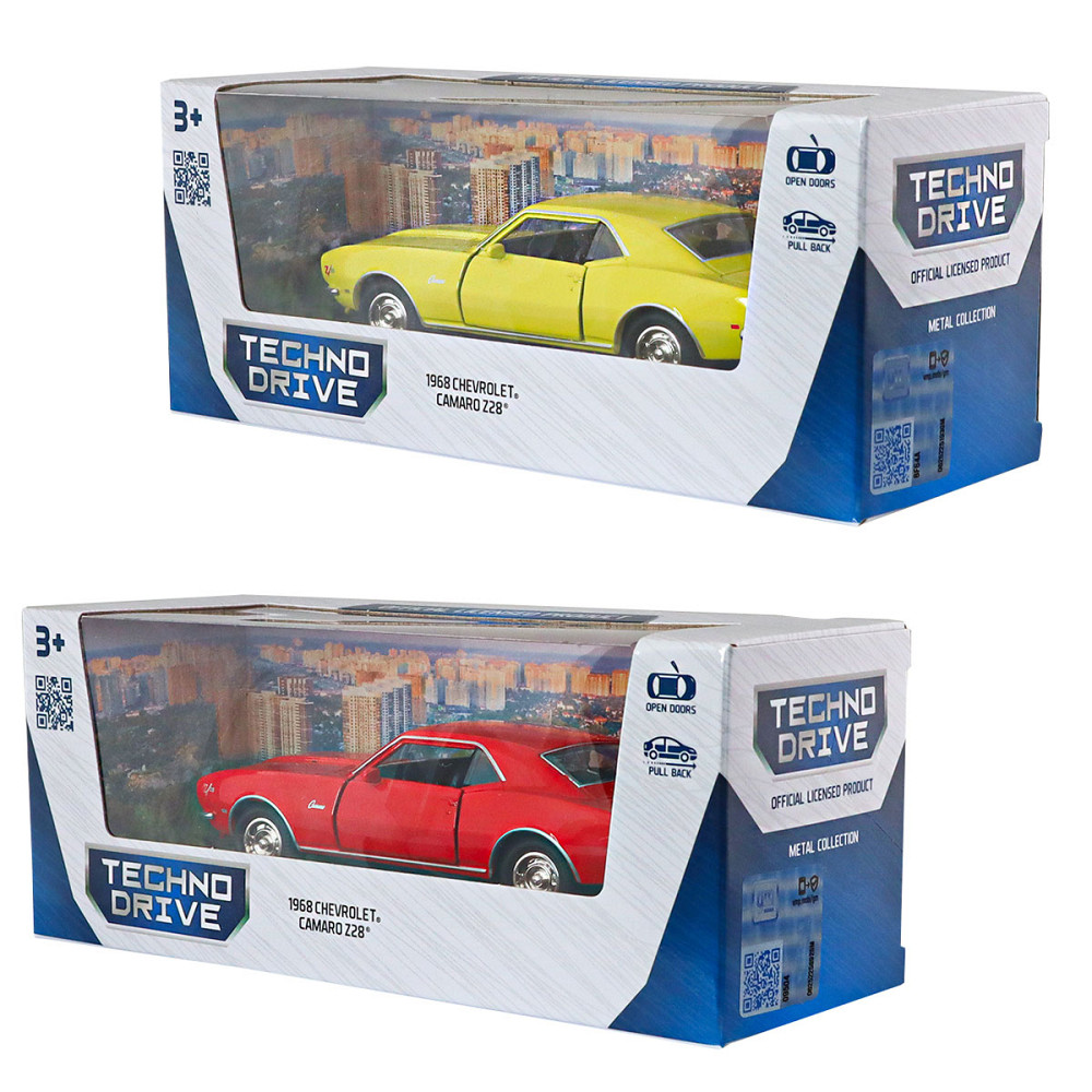 Автомодель - Chevrolet Camaro Z28 1968 (червоний, жовтий) Днепр - изображение 4