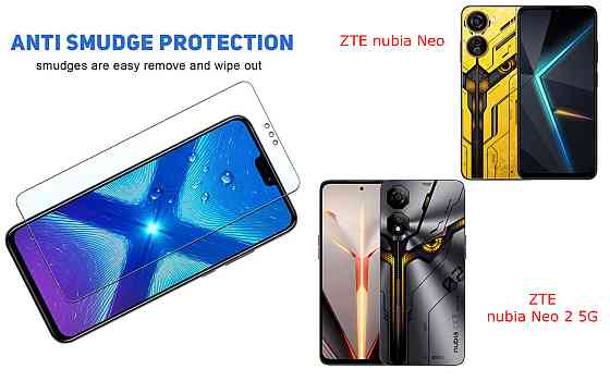 Защитное стекло NeoGlass для ZTE nubia Neo, nubia Neo 2 5G – ультрапрозрачное и устойчивое Киев