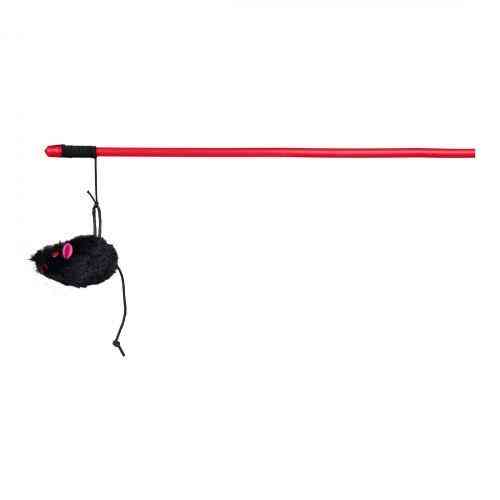 Іграшка Trixie "Миша на вудочці" для котів 50 см (плюш) Вінниця