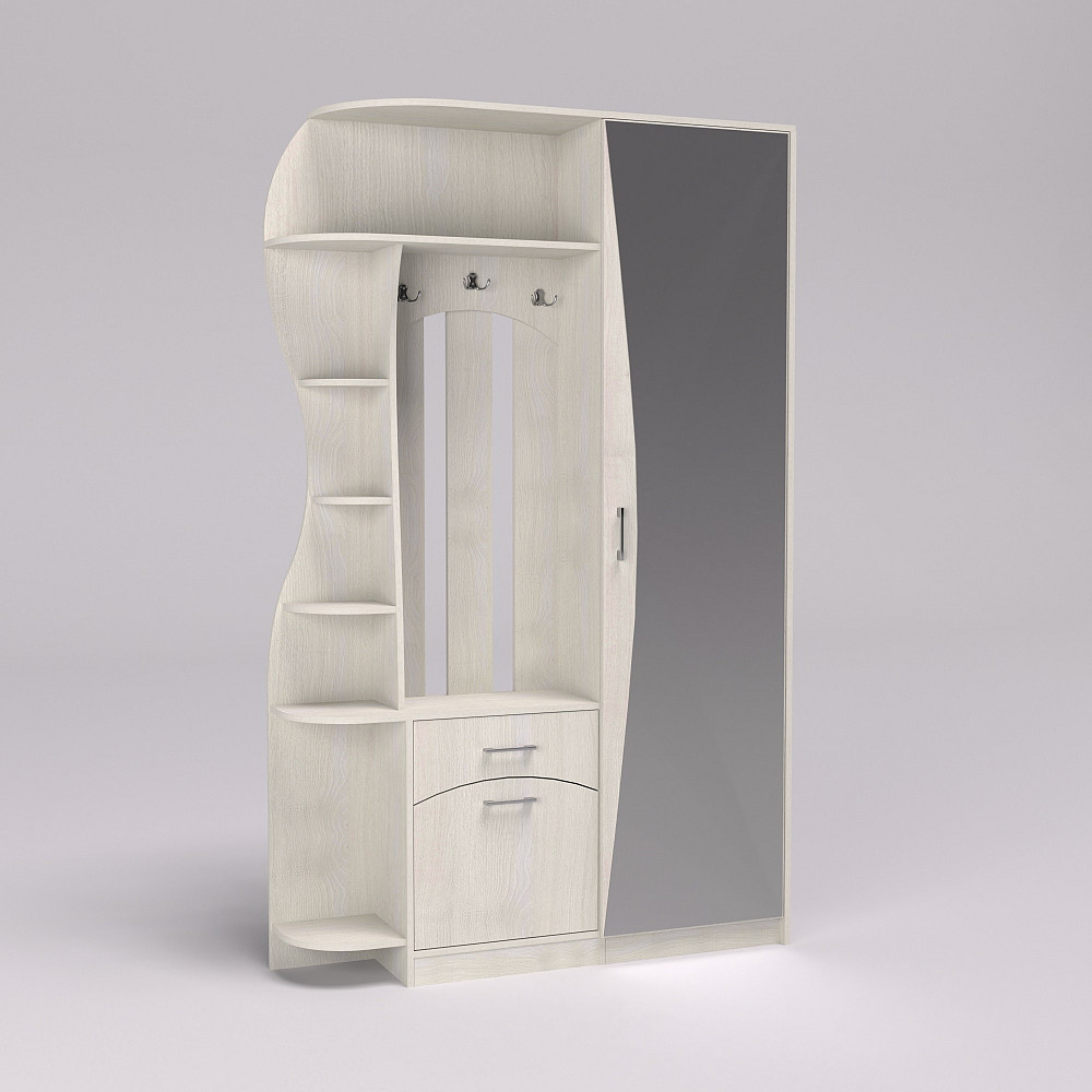 Передпокій Соло-9, Дуб Шамоні Світлий, 1300/400/2100 Львів - фото 2