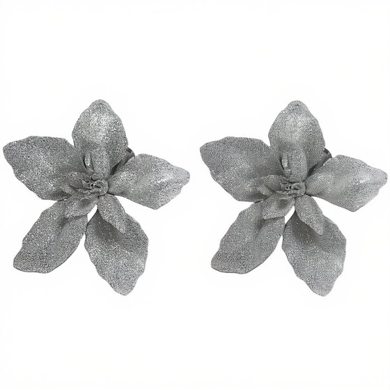 Dashuri Набір новорічних квітів на ялинку Лілія 2 (шт) Ø15 (см) Айворі Dashuri 1501366011 Коломыя