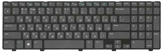 Клавиатура для ноутбука Dell Inspiron (3521, 5521, 3537, 5537) Black, (Black Frame), RU Вінниця