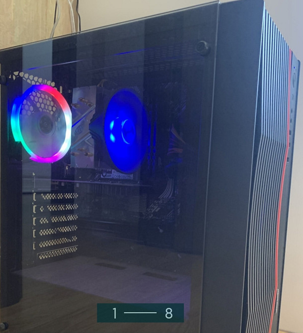 Компьютер с Монитором : ПК i7-10700KF 16 ОЗУ , ASUS 75Hz. с Клавиатурой! Харьков - изображение 1