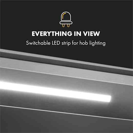 Витяжка прихованого монтажу Royal Flush 90 см 576 м3/год Klarstein Німеччина Рівне