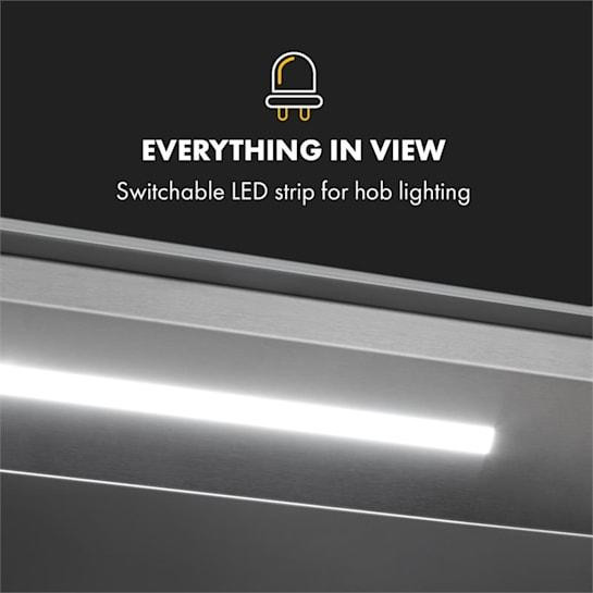 Витяжка прихованого монтажу Royal Flush 90 см 576 м3/год Klarstein Німеччина Рівне - фото 4