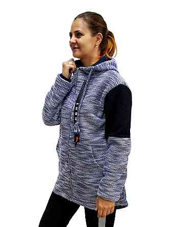 Женская кардиган на молнии с капюшоном Киев