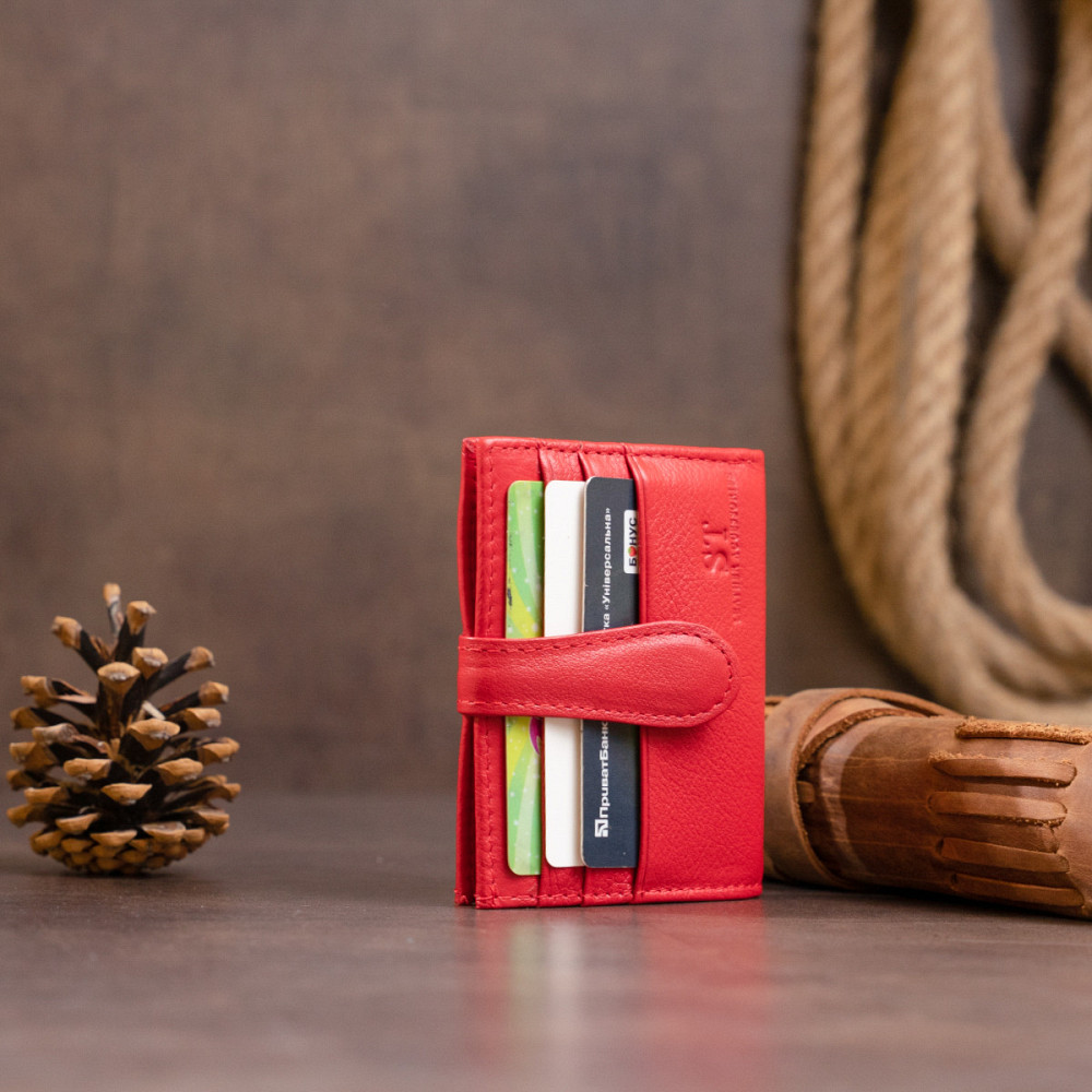 Кошелек-визитница ST Leather 19211 Красный Киев - изображение 9