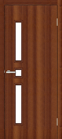 Міжкімнатні двері Оміс Комфорт ЗС Горіх Екошпон 700х2000 мм Київ - фото 1