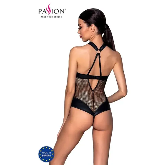 Сітчастий боді з халтером Passion Amanda Body S/M, black Львів