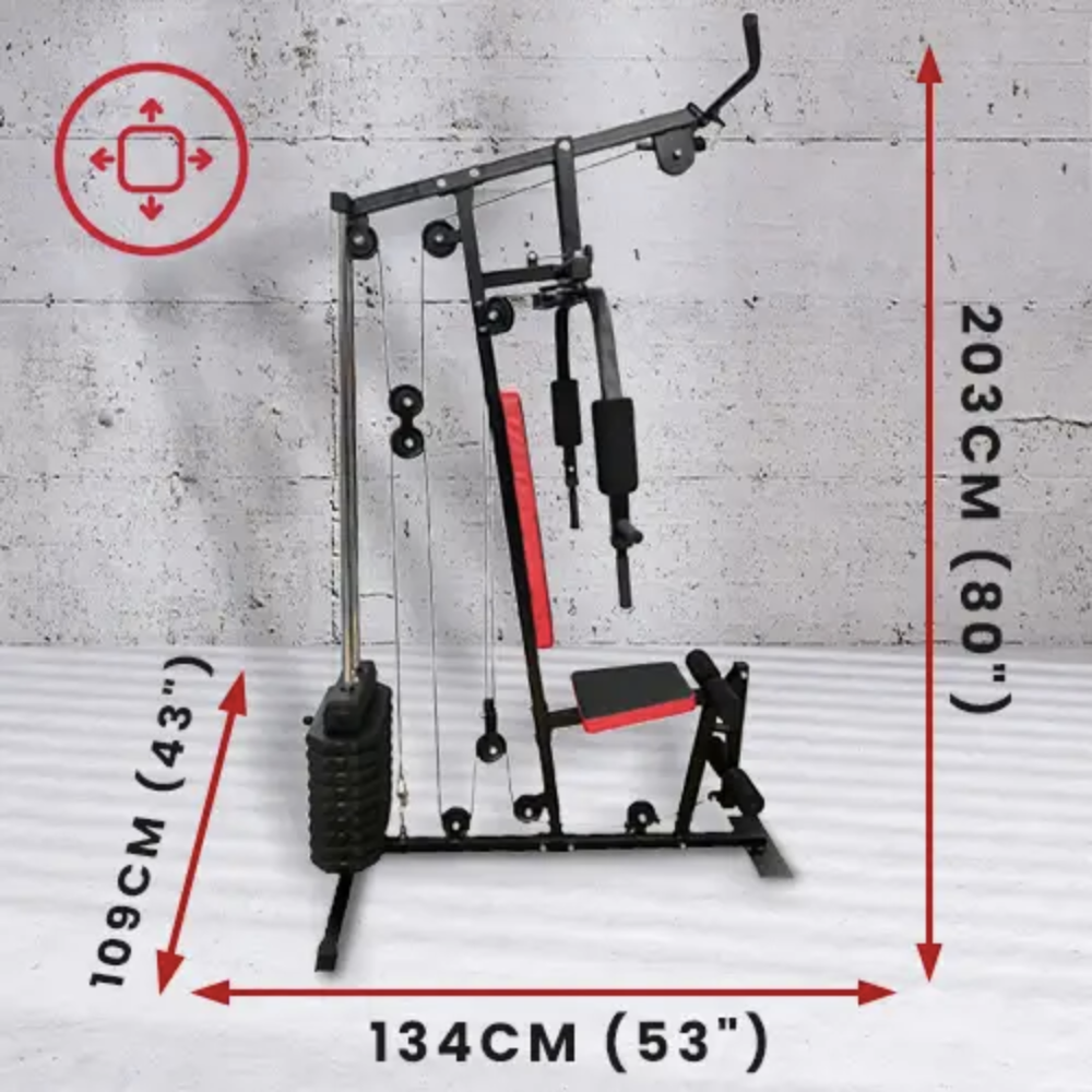 Силовая станция тренажер ASPIRE 420 стек на 45 кг многофункциональная для всех видов мышц Киев - изображение 6