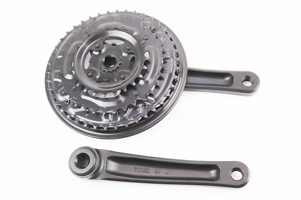 Шатуни "квадрат" 170мм, 42.34.24T MTB, алюмінієві, чорні MA16-311AP Київ - фото 2