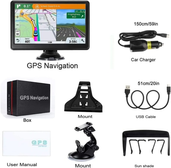 Автомобільний GPS навігатор 715MT 7'' мультитач 256Mb 8Gb Вінниця
