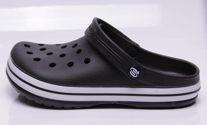 Крокси чорні сабо з великими дірками "Like Crocs" підліток. Київ - фото 7
