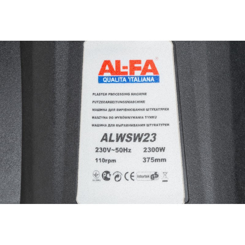 Шліфувальна машина AL-FA ALWSW23 – 2300 Вт, висока продуктивність, Італія Львів - фото 10